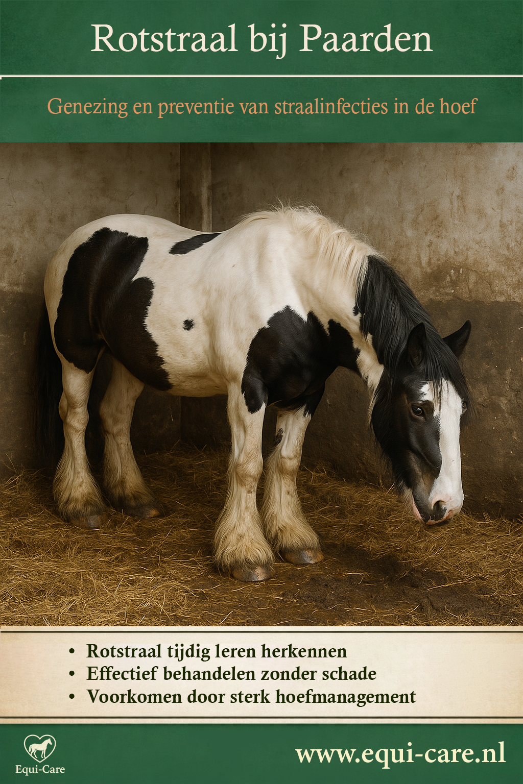 Rotstraal bij Paarden