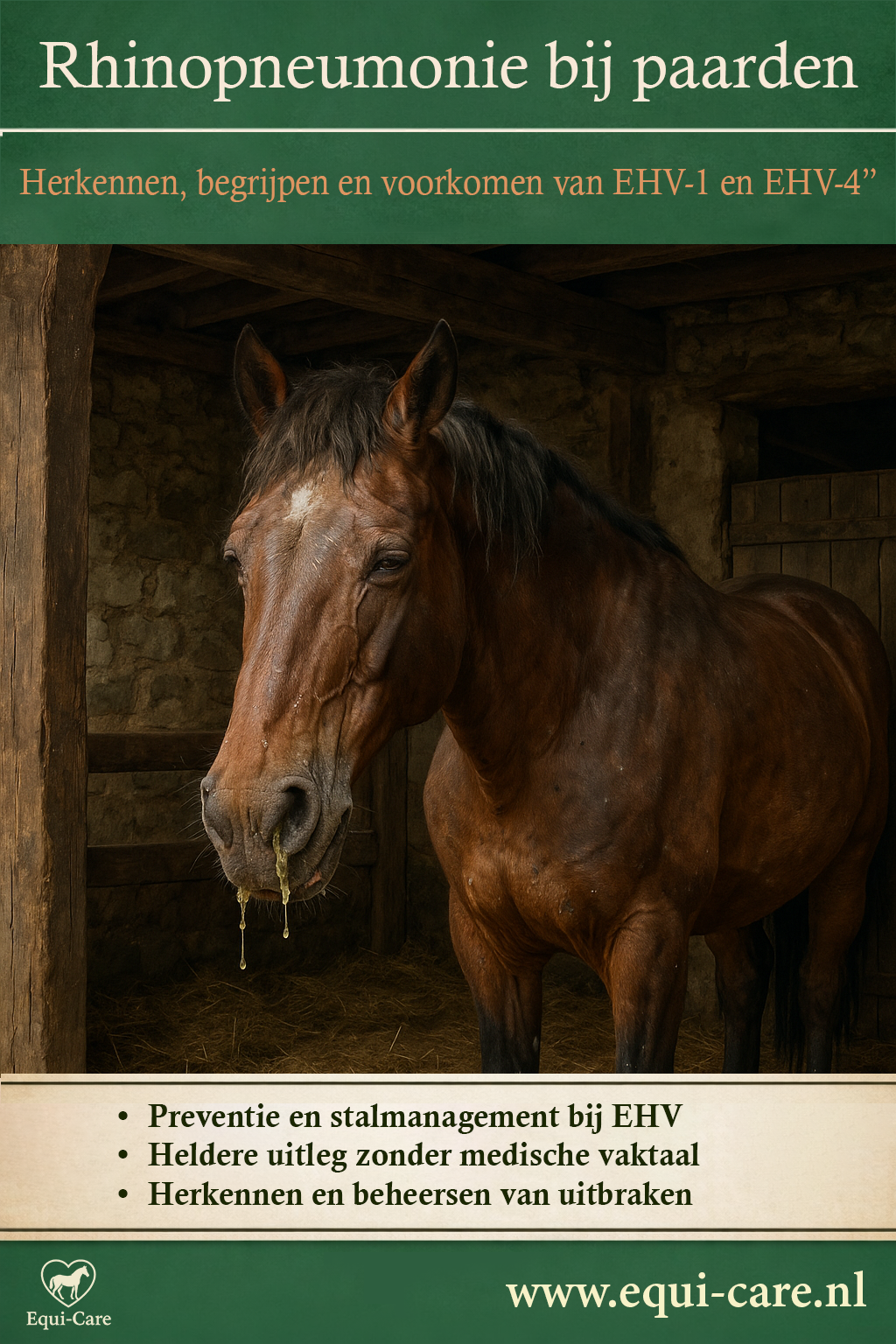 Rhinopneumonie bij Paarden
