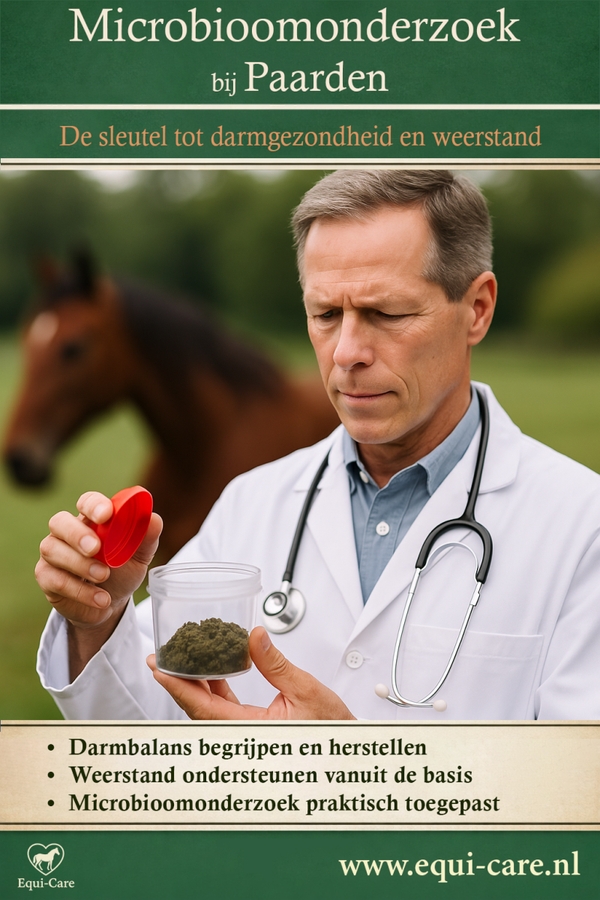 Microbioom onderzoek bij Paarden
