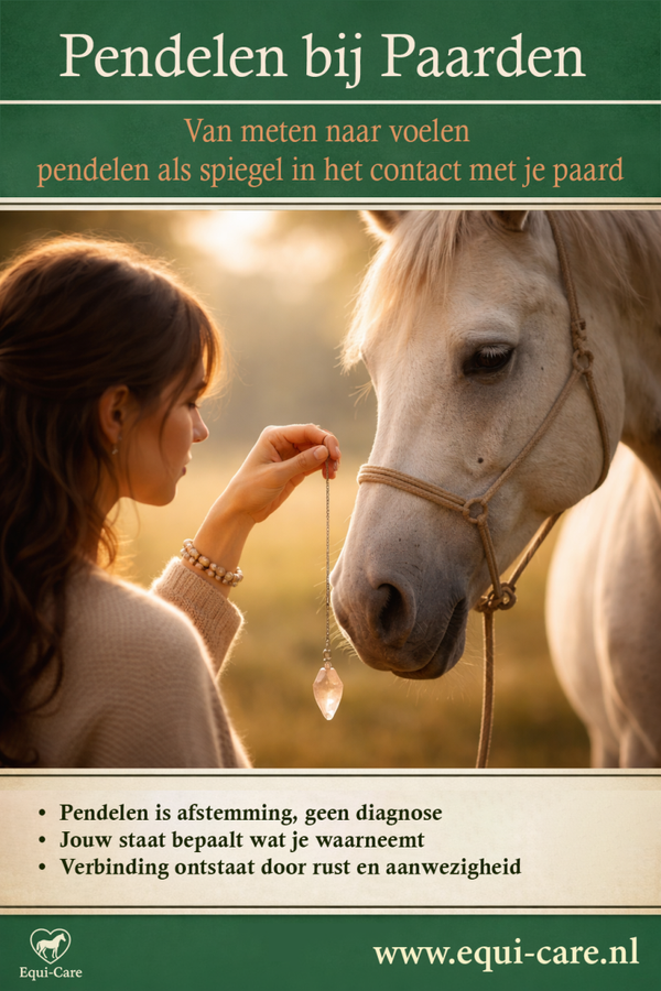 Pendelen bij paarden.