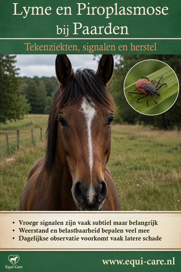 Lyme en Piroplasmose bij Paarden | Tekenziekten, signalen en herstel