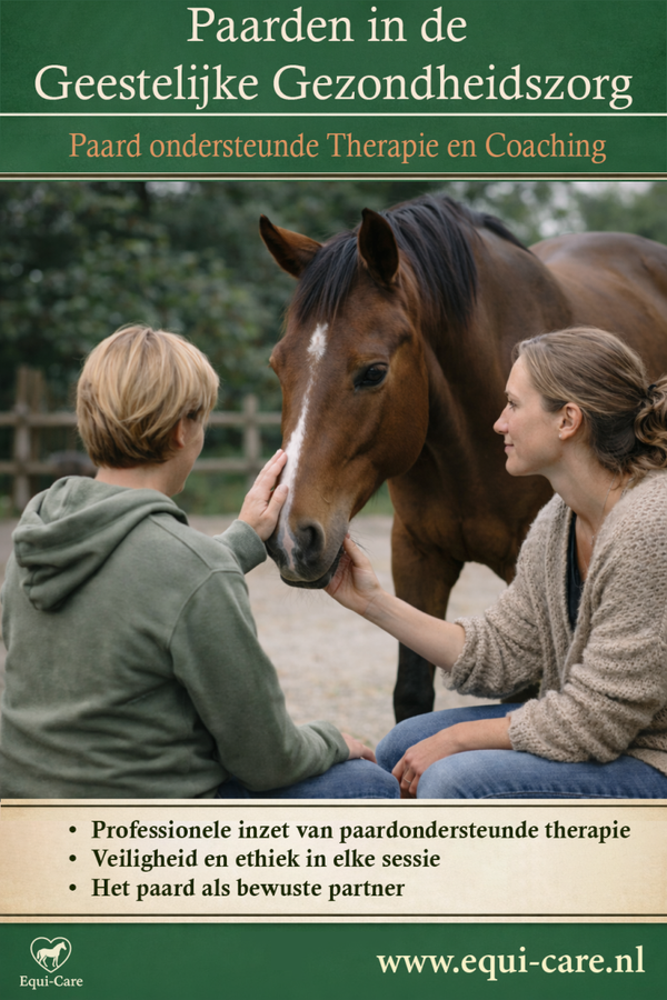 Paarden in de Geestelijke Gezondheidszorg | Rust, verbinding en paardondersteunde therapie