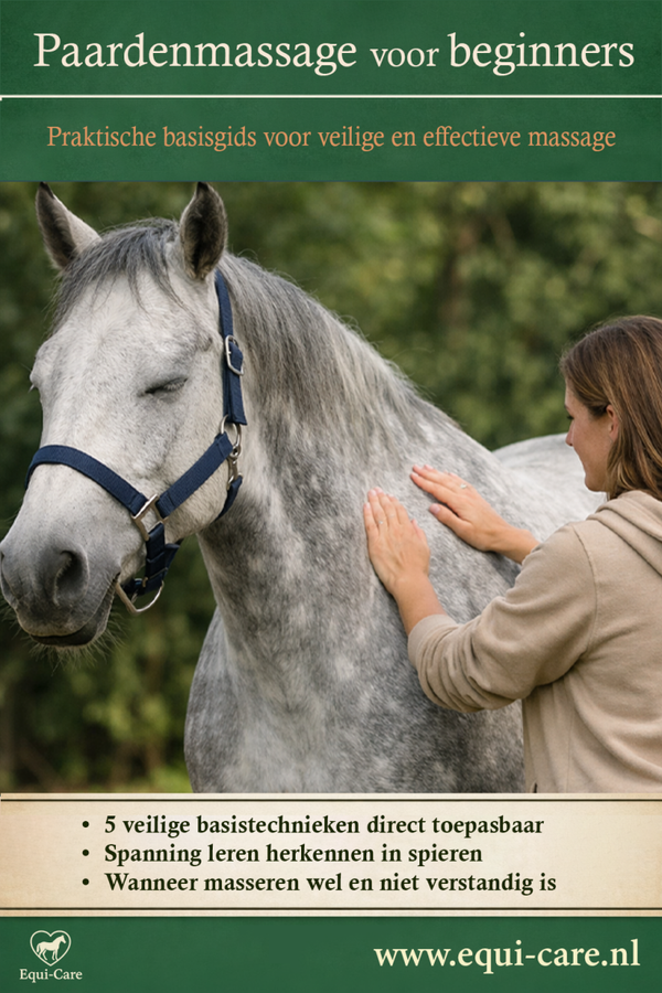 Paardenmassage voor Beginners | Praktische basisgids voor veilige en effectieve massage
