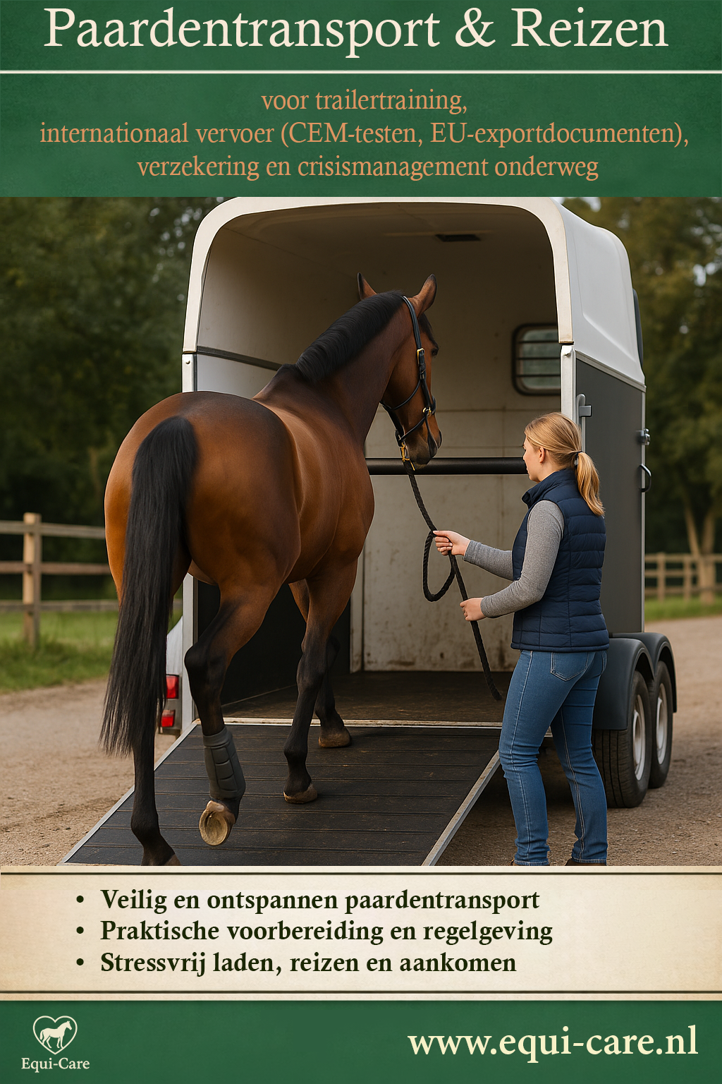 Paardentransport & Reizen | Veilig, voorbereid en stressarm onderweg met je paard