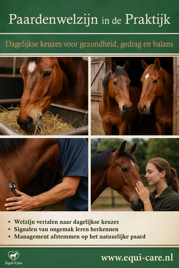 Paardenwelzijn in de Praktijk | Dagelijkse keuzes voor gezondheid, gedrag en balans