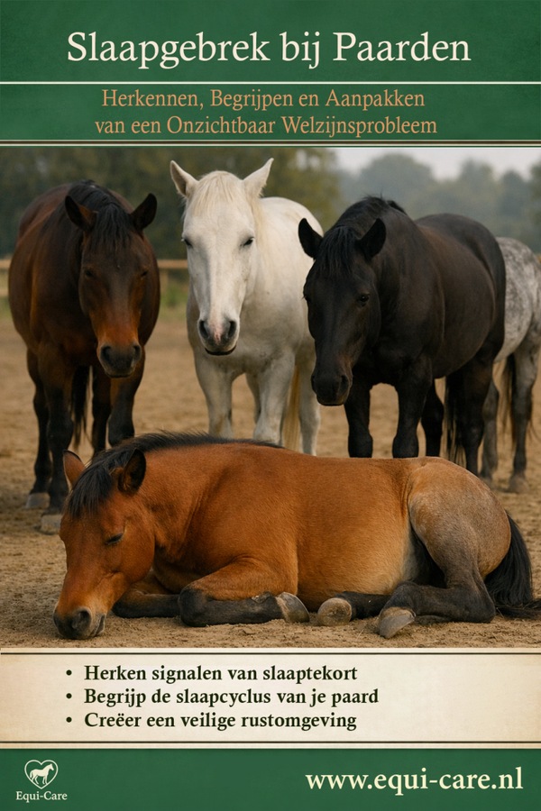 Slaapgebrek bij Paarden | Herkennen, begrijpen en oplossen van een verborgen welzijnsprobleem