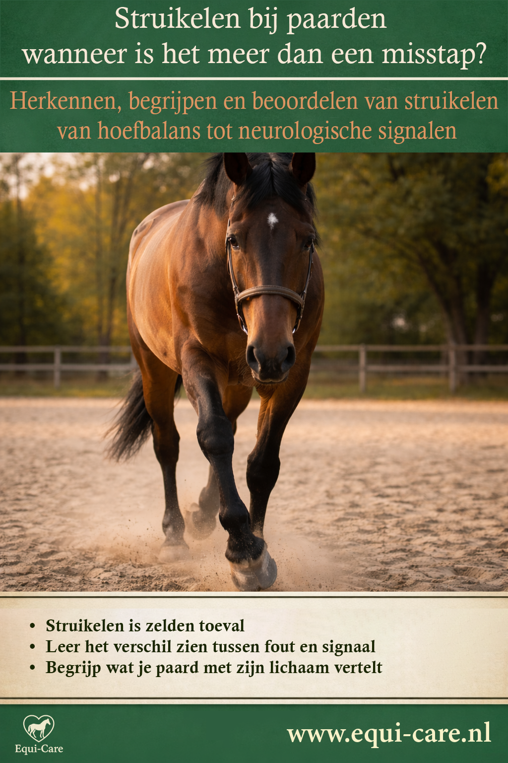 Struikelen bij paarden – wanneer is het meer dan een misstap?