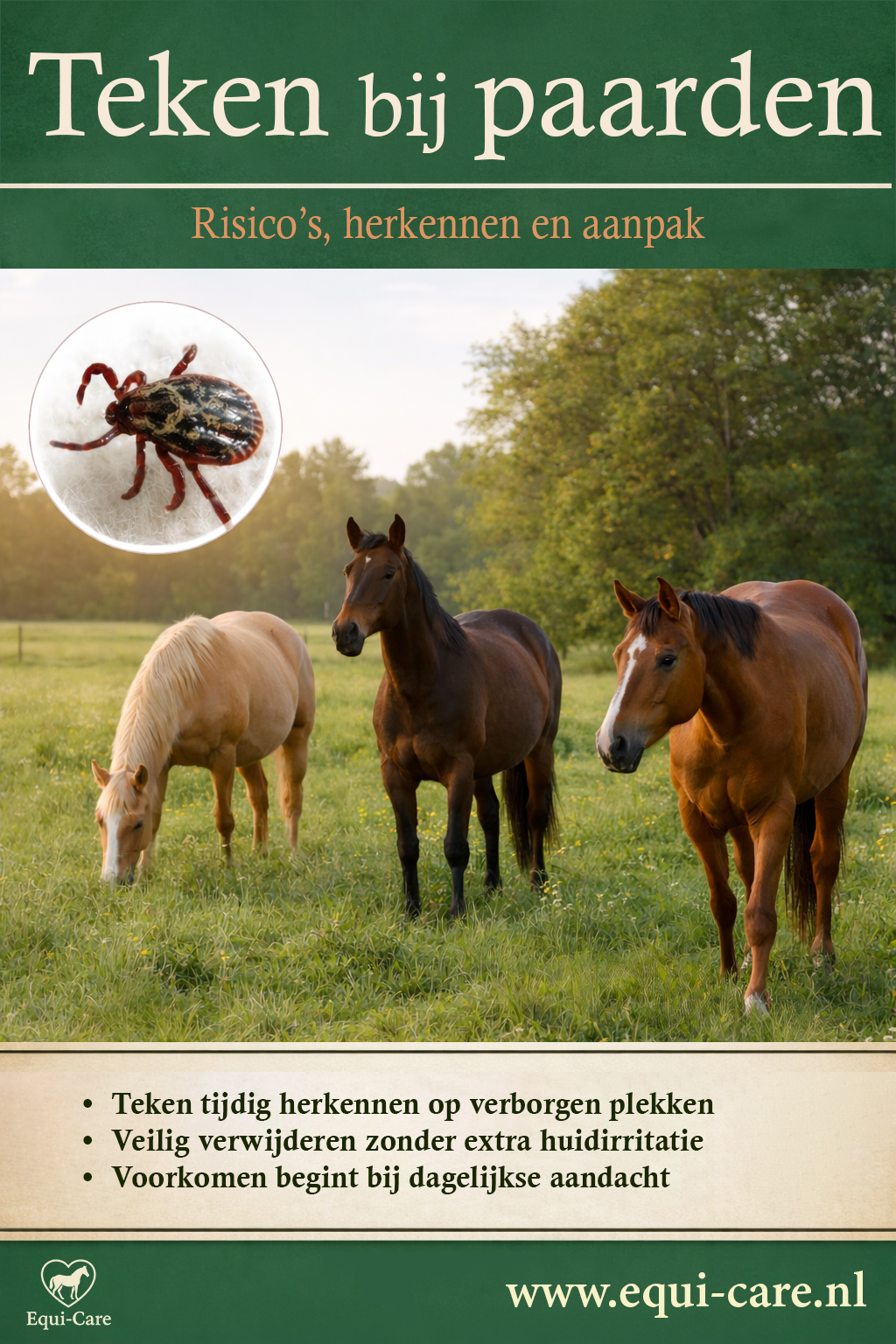 Teken bij Paarden | Risico's, herkennen en aanpak