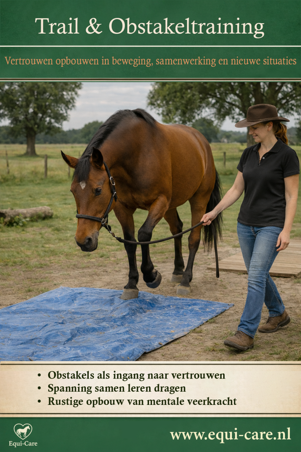 Trail en Obstakeltraining | Vertrouwen, Samenwerking en Obstakels bij Paarden