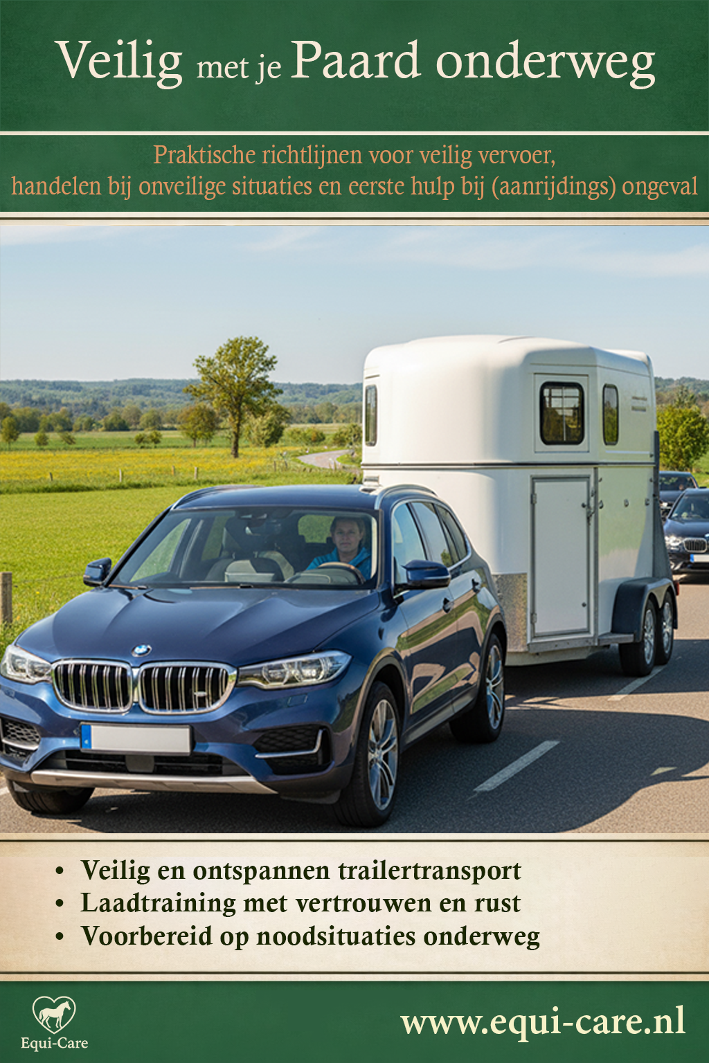 Veilig met je Paard Onderweg | Praktische richtlijnen voor veilig vervoer, noodsituaties en eerste hulp