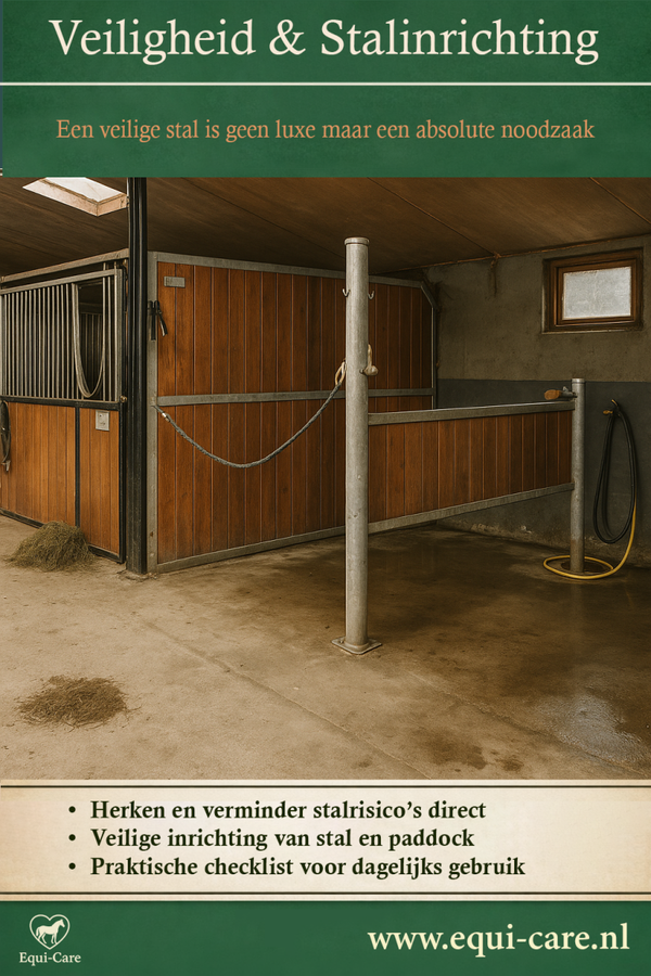 Veiligheid & Stalinrichting | Een veilige omgeving voor paard én mens