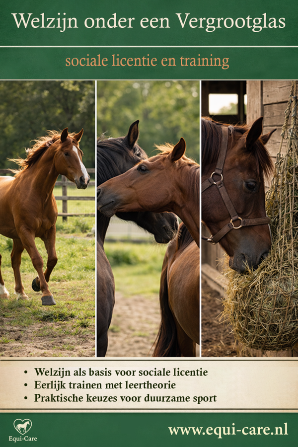 Welzijn onder een Vergrootglas | Sociale licentie, training en paardenwelzijn in een veranderende maatschappij