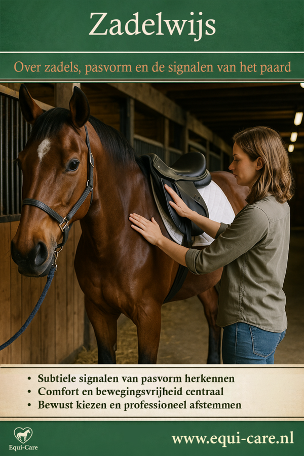 Zadelwijs | Zadelpassen, Comfort en de Signalen van het Paard