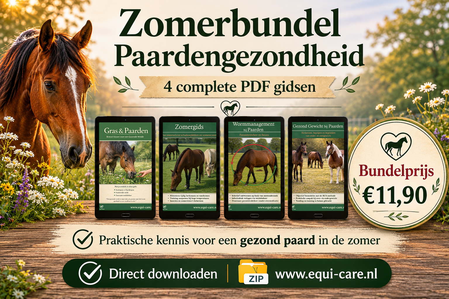 Zomerbundel | Weidebeheer, Wormmanagement en Gezond Gewicht bij Paarden
