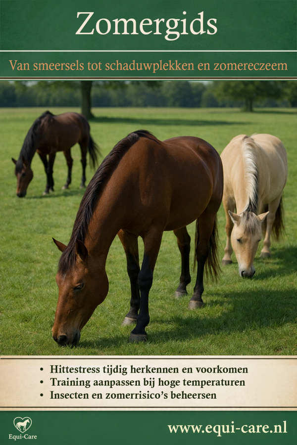 Zomergids | Insecten, hittestress en zomerzorg voor paarden