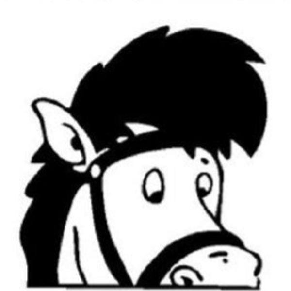 Gluurpietjes - Paard - 30x21 cm