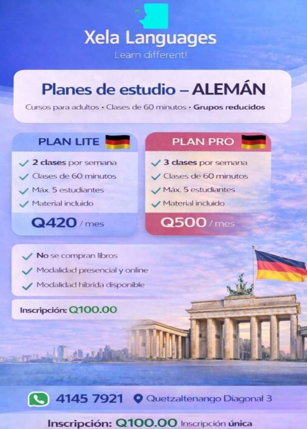 Clases de alemán – Adultos