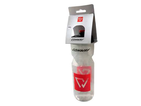 CONWAY TRINKFLASCHE TRANSPARENT / RED