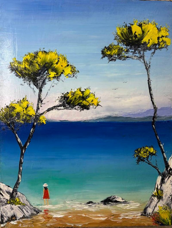 La plage aux deux pins