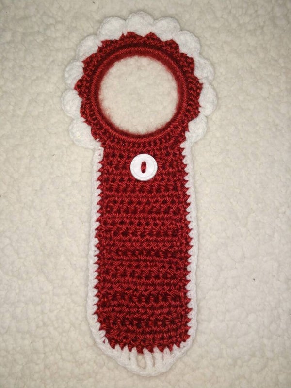 Crocheted Towel Holder