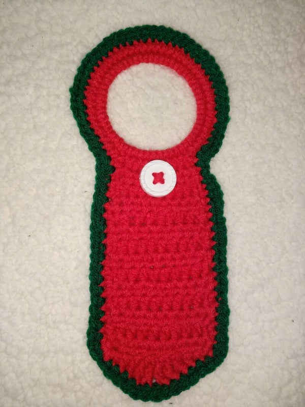 Crocheted Towel Holder