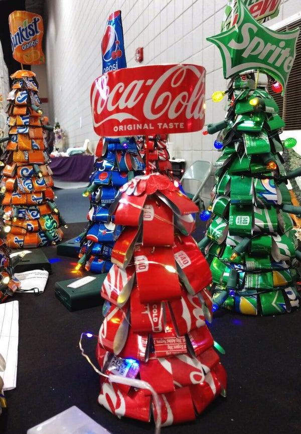 Aluminum can Christmas Tree (small)