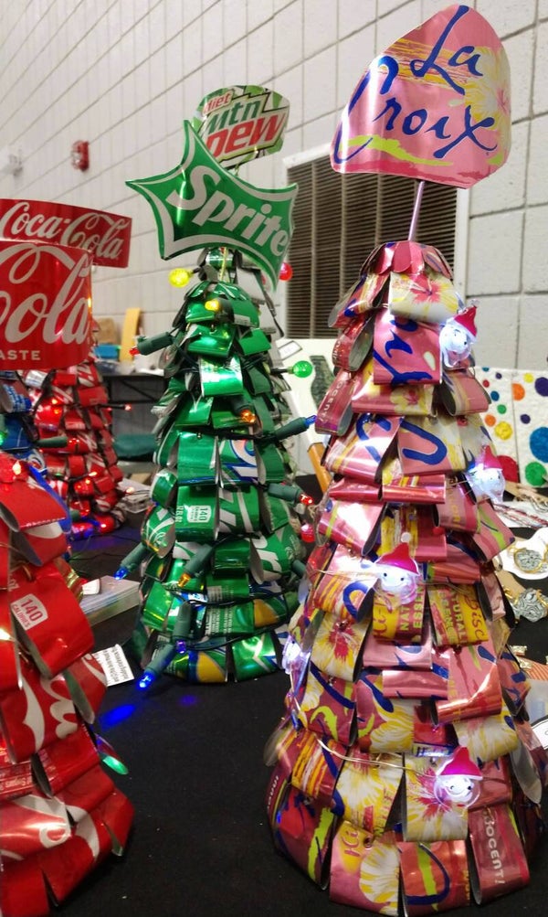 Aluminum can Christmas Tree (medium)
