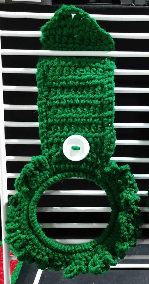 Crocheted Towel Holder