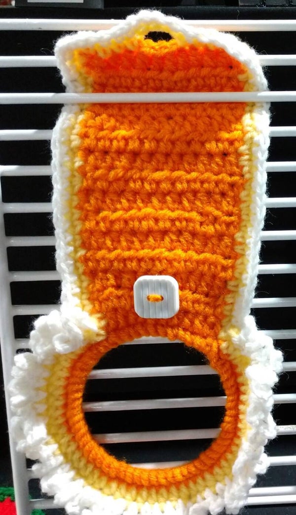 Crocheted Towel Holder