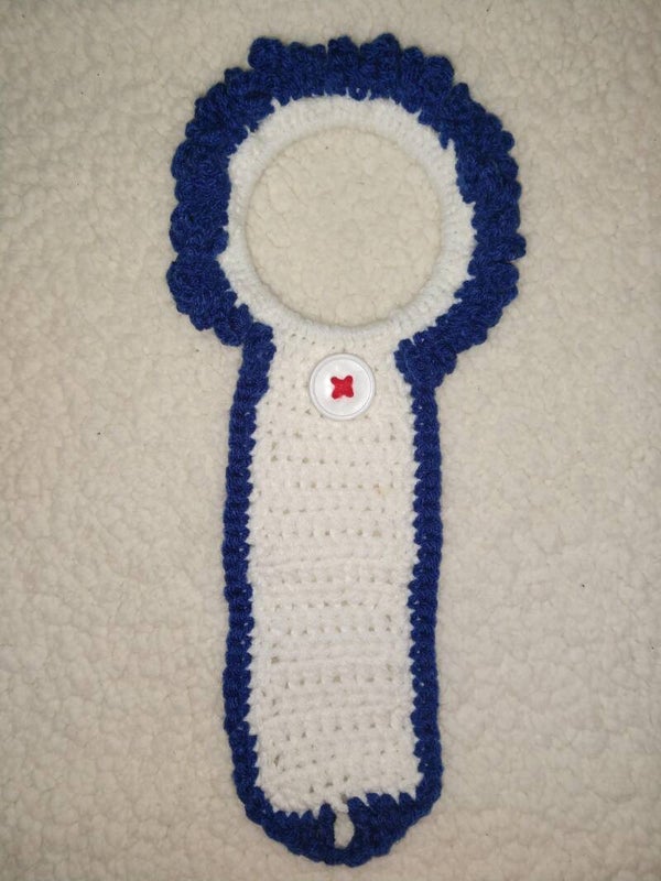 Crocheted Towel Holder