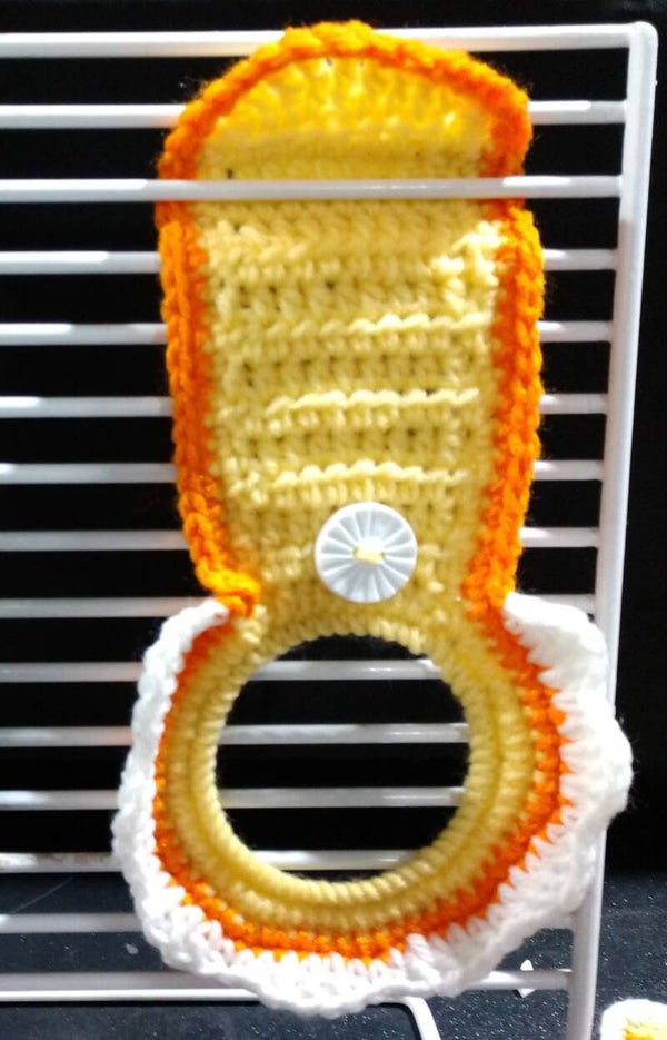 Crocheted Towel Holder