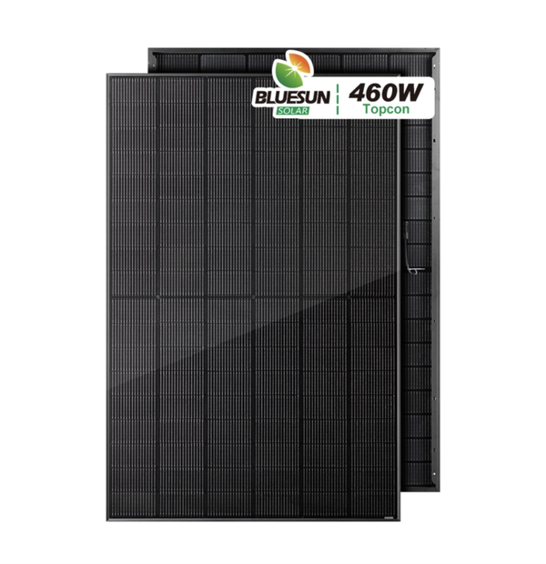 Panneau solaire TOPCon entièrement noir de 460 W