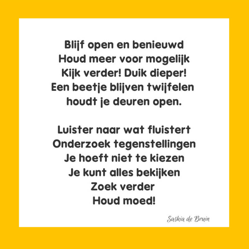 Saskia de Bruin weg van de pijn. Solk, Claudy Greijn, blog