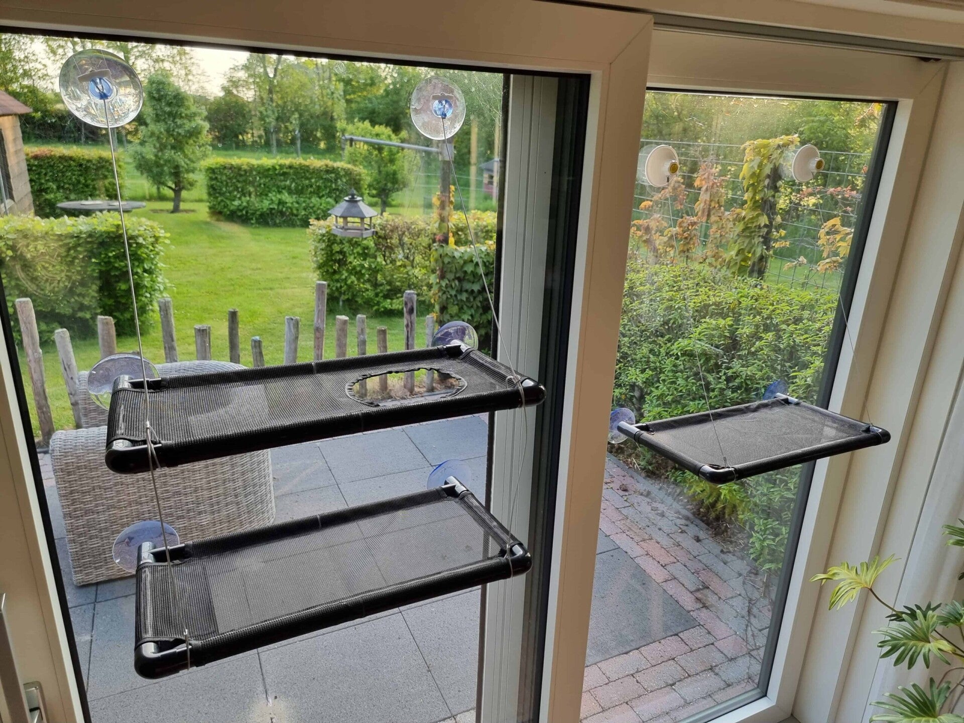 Kattenhangmat voor aan het raam, enkel of dubbel