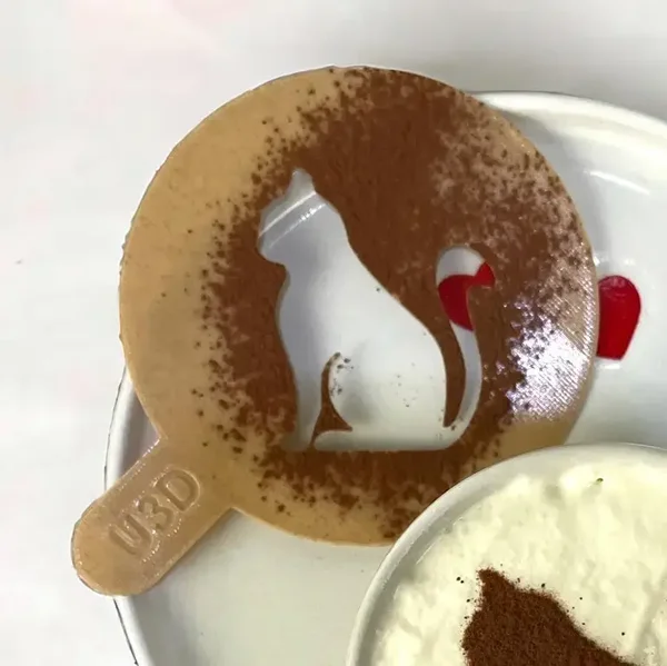 Sjabloon voor de koffie!