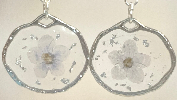 Frosted Forget-Me-Not Earrings