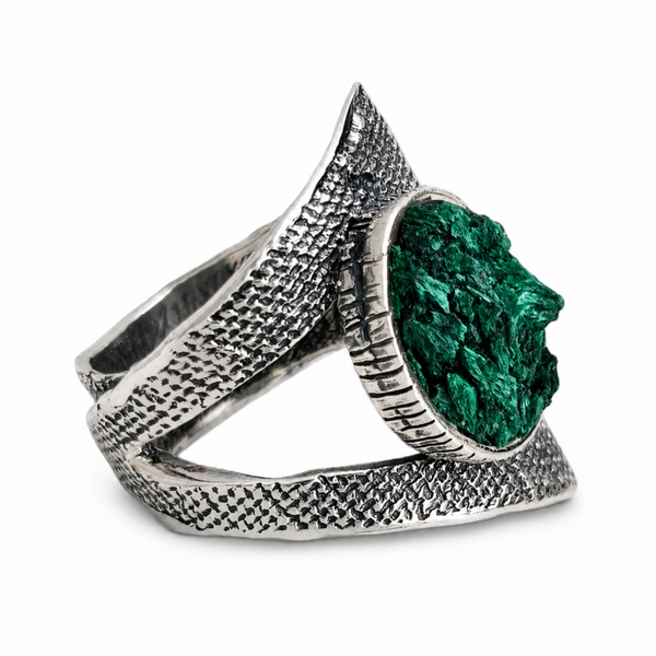 HAYAN — Geometry Malachiet Ring