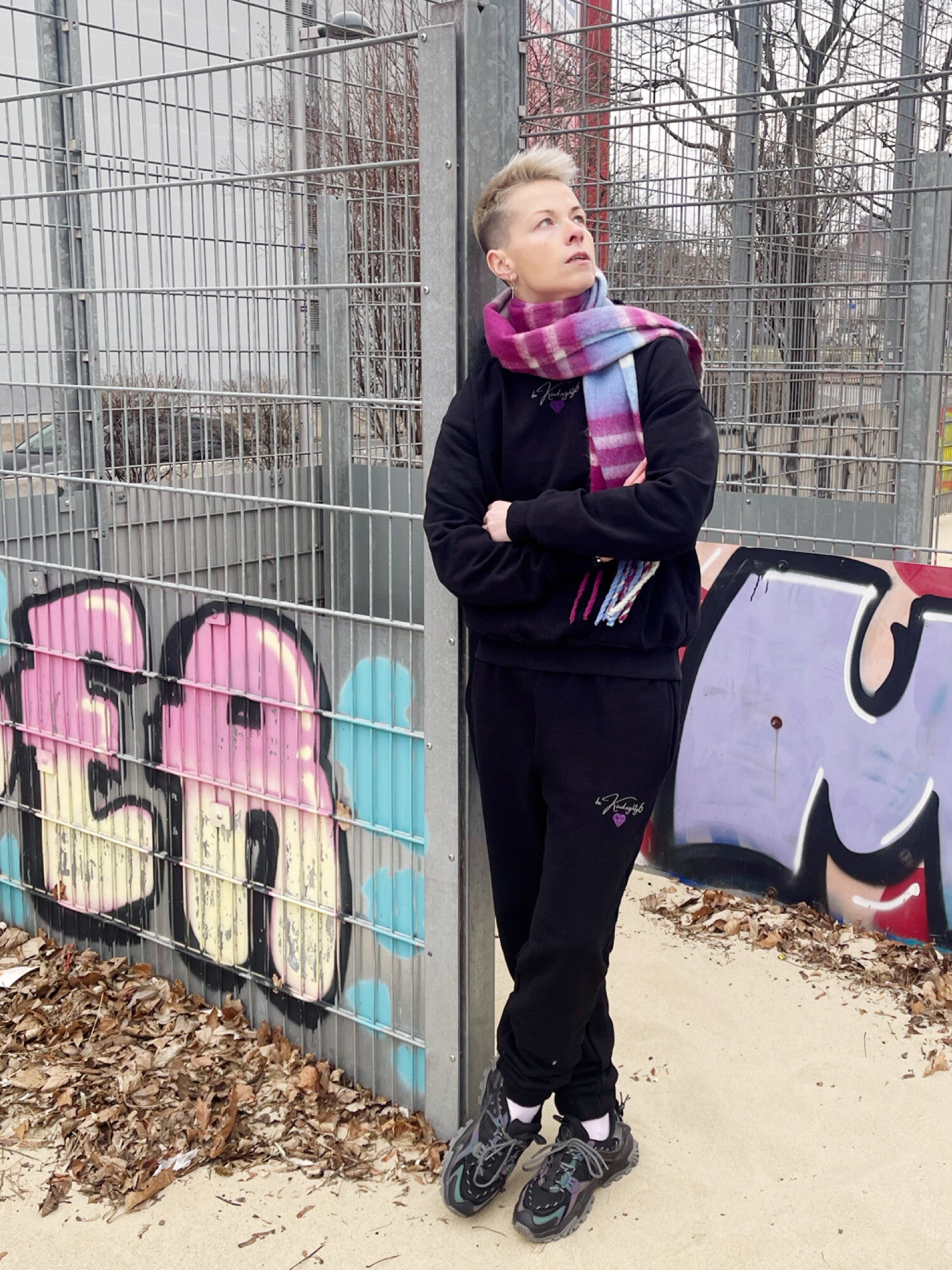 DIAMOND Sweatpants unisex black