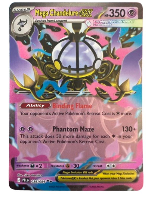 Mega Chandelure ex #038 – Pitch Black