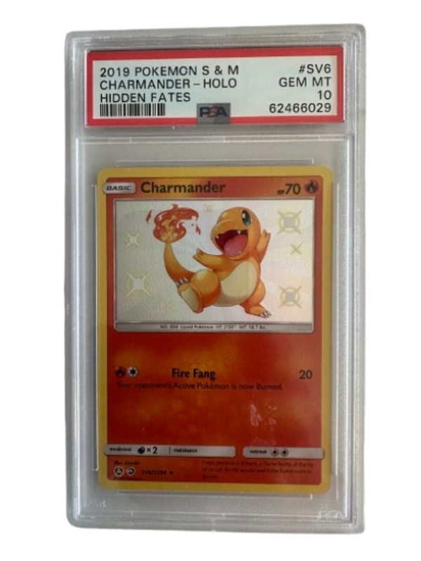 Charmander SV6/SV94 – Hidden Fates (2019) – PSA 10 GEM MINT