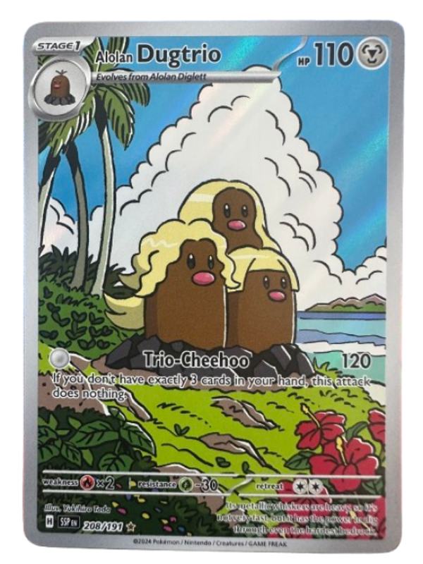 Alolan Dugtrio #208 – Surging Sparks
