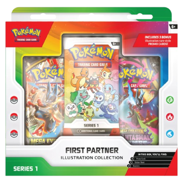 Pokemon First Partner Illustration Collection Serie 1