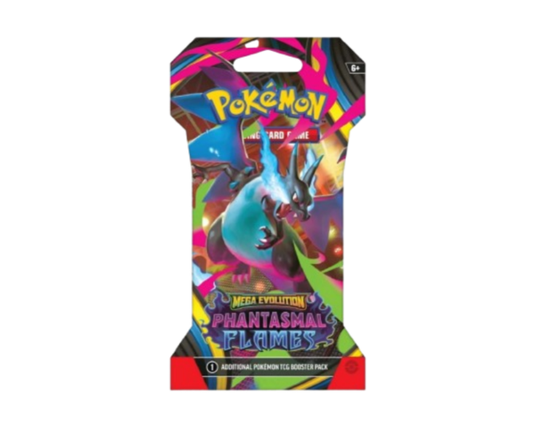 Pokémon Mega Evolution: Phantasmal Flames Sleeved Booster Pack