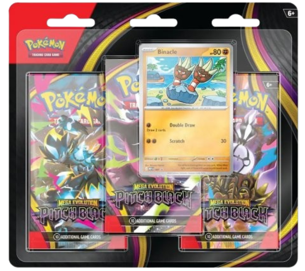 Pokémon: Mega Evolution - Pitch Black 3 Booster Blister