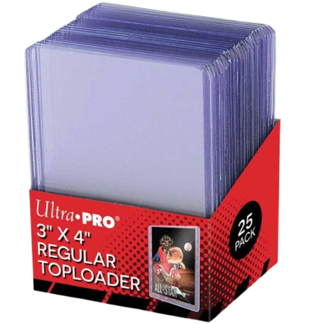 Ultra PRO: Regular Toploader 3x4 Clear - 25st