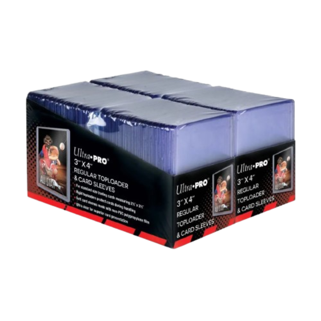 Ultra Pro: Regular Toploader 3x4 Clear & Soft Sleeves Bundle - 200st