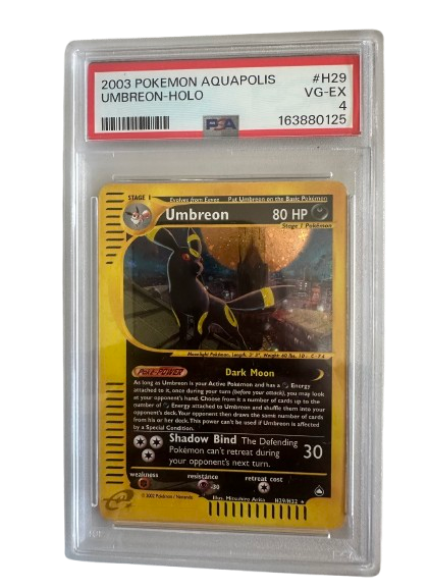 Umbreon H29/H32 – Aquapolis (2003) Holo – PSA 4