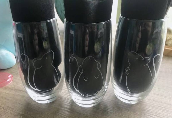 Rat glass set 3 pieces