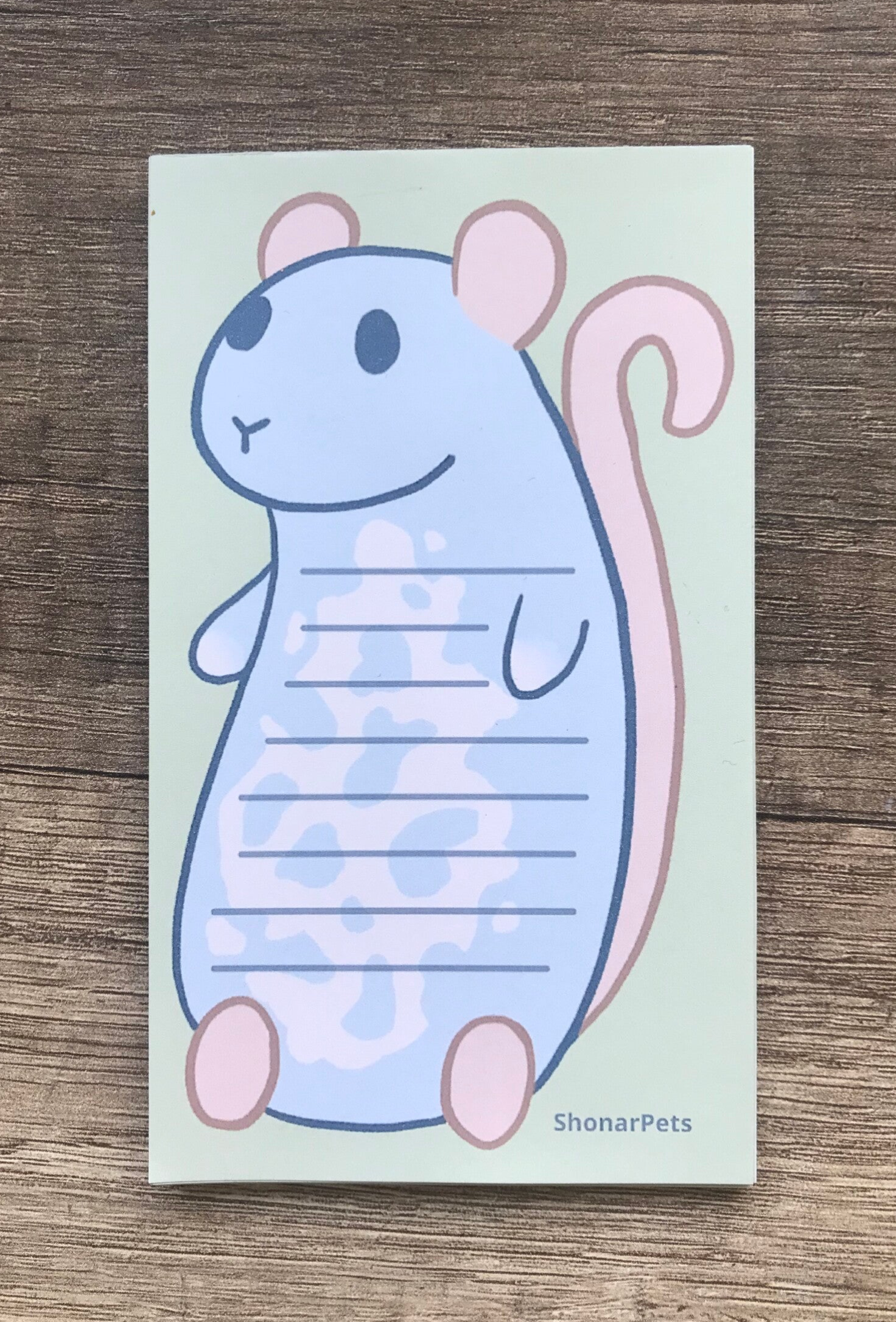 Small notepad rat