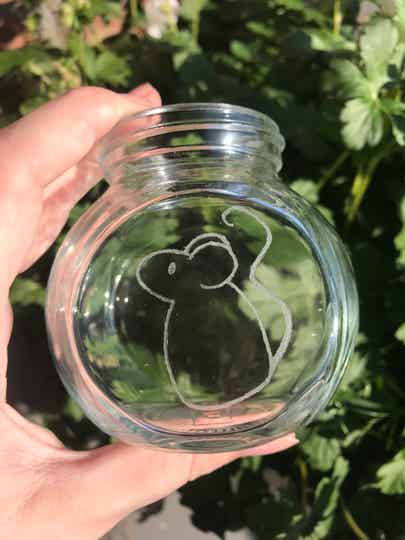 glass jar Mouse 200ml